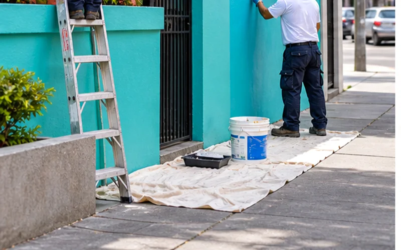 Imagen de referencia de pintura de casas y residencias para Carretera a El Salvador: interior residencial y acabado de paredes