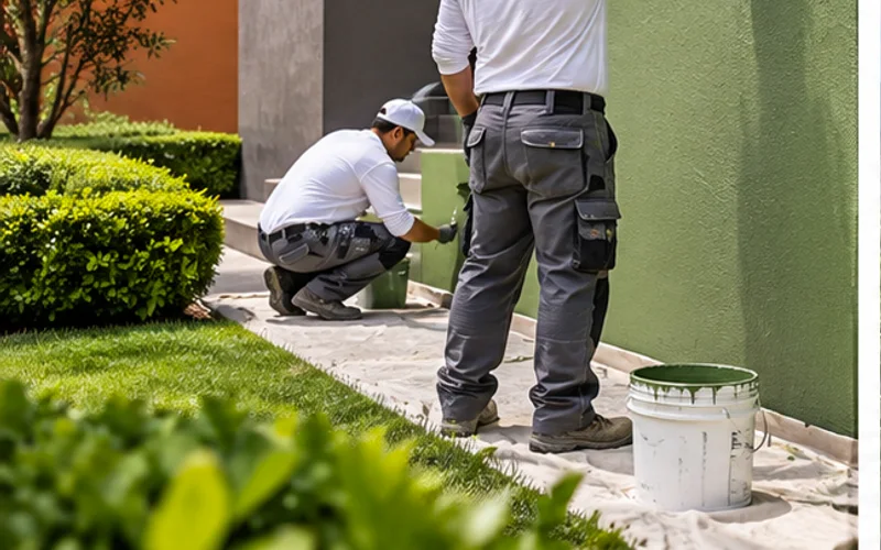 Imagen de referencia de pintura de casas y residencias para Zona 10: interior residencial y acabado de paredes