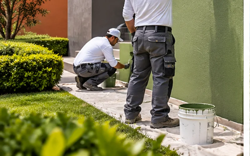 Imagen de referencia de pintura de casas y residencias para Zona 15: interior residencial y acabado de paredes