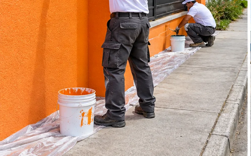Imagen de referencia de pintura de casas y residencias para Zona 4: interior residencial y acabado de paredes